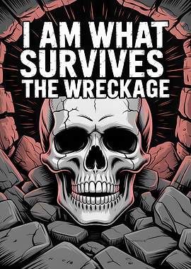 Skull Survives Wreckage