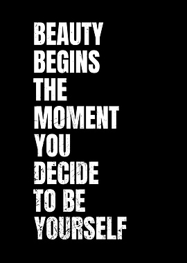 Be Yourself Inspirational Quote