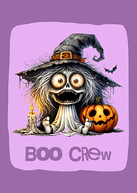 Halloween Boo Crew Witch