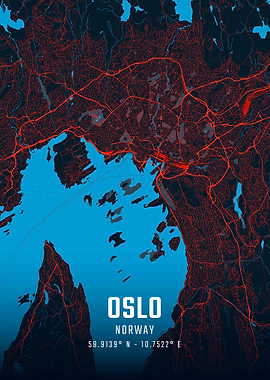 Oslo City Map