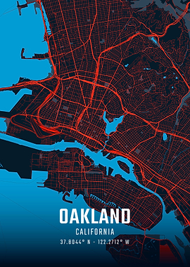 Oakland City Map