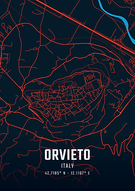 Orvieto City Map