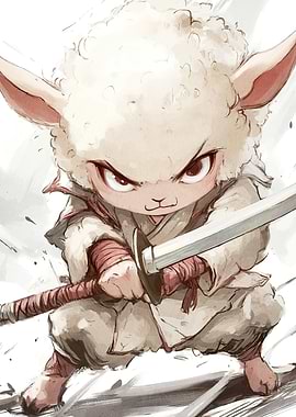 Angry Lamb Warrior Sword