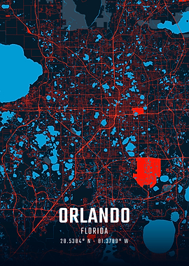 Orlando City Map