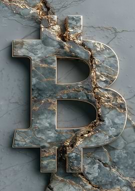 Marble Bitcoin Symbol