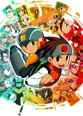 Mega Man Battle Network Illustration