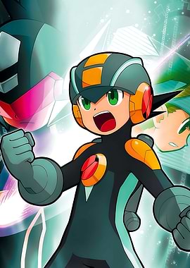 Mega Man Star Force Anime Illustration