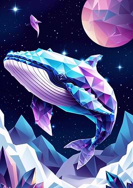 Cosmic Polygon Whale