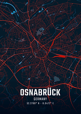 Osnabrück City Map
