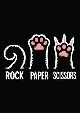 Funny Cats Rock Paper Scissors