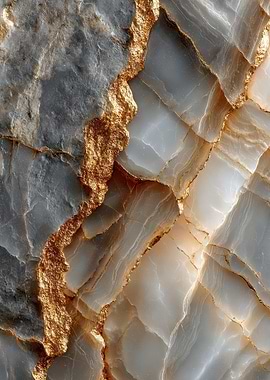 Marble with Gold Veins Texture