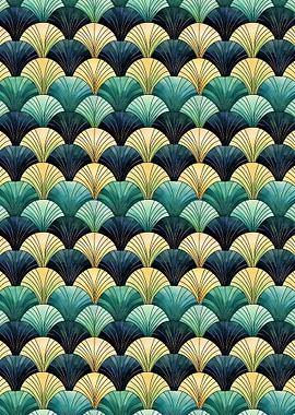 Art Deco Fan Pattern