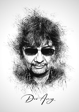 Don Airey Portrait Sketch