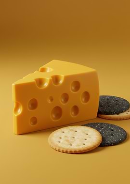 Cheese and Crackers Still Life