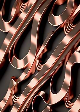 Abstract Copper Curves