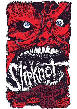 Slipknot Concert Poster Art