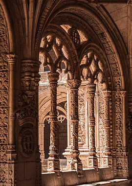 Ornate Stone Archway Architecture