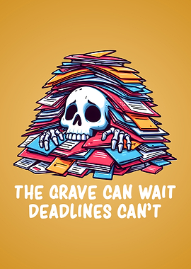 Funny Skeleton Productivity Humor Skull Sarcasm