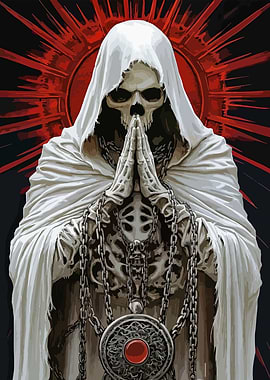 Grim Reaper in Prayer