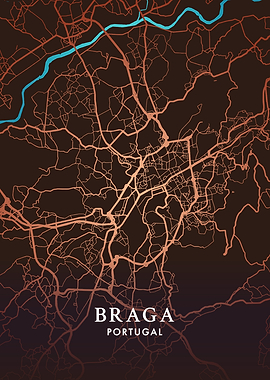 Braga City Map