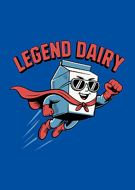 Legend Dairy Milk Pun Superhero
