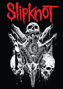 Slipknot Skulls and Horns