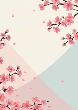 Cherry Blossom Floral Background