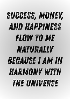 Affirmation: Success, Money, and Happiness