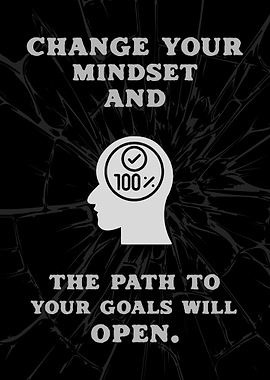 Change Your Mindset Motivational Poster