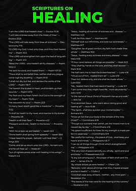 Scriptures on Healing - Bible Verses