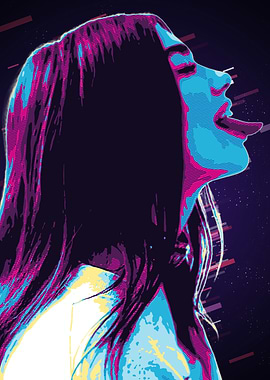 Olivia Rodrigo Pop Art Portrait