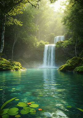 Lush Waterfall