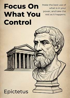 Epictetus Stoic Wisdom Focus