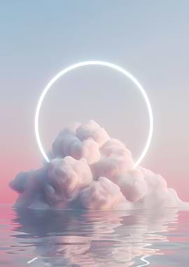 Neon Ring Cloudscape