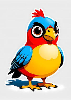 Cartoon Bird Illustration