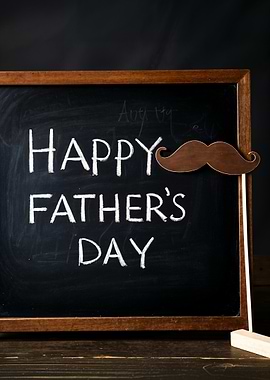 Happy Father's Day Chalkboard