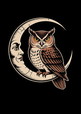 Moon Owl Crescent