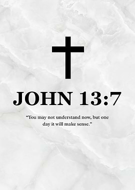John 13:7 Scripture Art