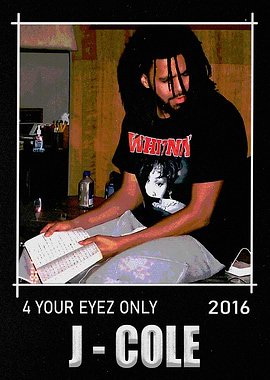 J-Cole '4 Your Eyez Only' Album Art