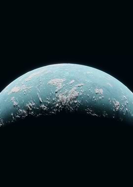 Deep space Ocean Planet