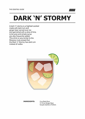 Dark 'N' Stormy Cocktail Recipe