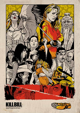 Kill Bill Movie Poster Tarantino