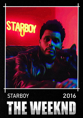 The Weeknd Starboy Album Cover