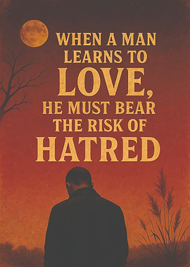 Love and Hatred Inspirational Poster