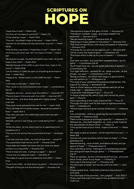 Scriptures on Hope - Religious Text