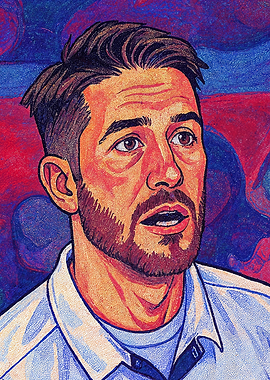 Portrait of Sergio Ramos