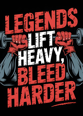 Legends Lift Heavy, Bleed Harder