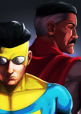 Invincible and Omni-Man Portrait