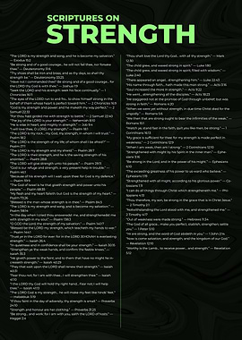 Scriptures on Strength - Religious Text
