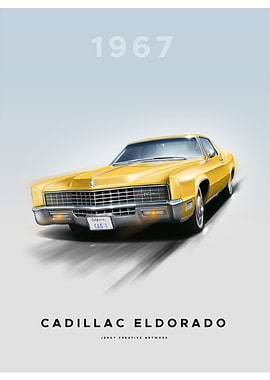 1967 Cadillac Eldorado Illustration